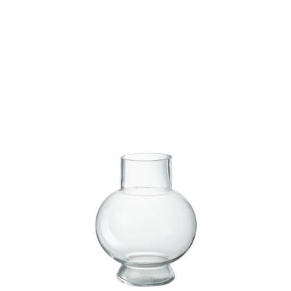 J-Line Vaas Bol Glas Transparant Small