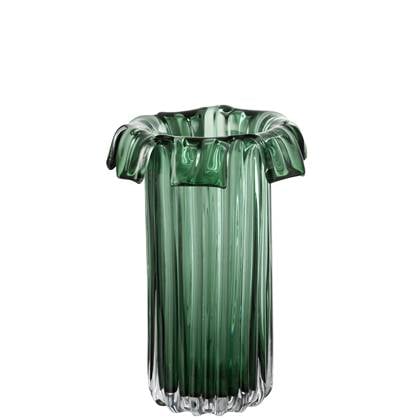 J-Line vaas Retro - glas - groen - large