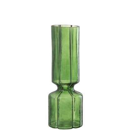 J-Line vaas Jef Llijnen - glas - groen