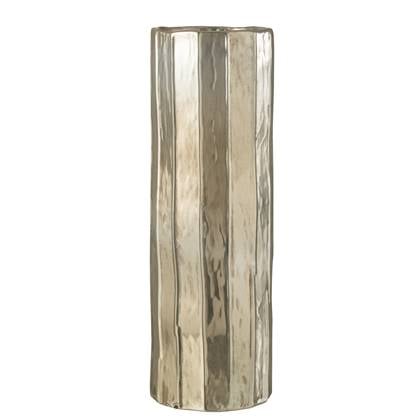 J-Line vaas Ary Klei - keramiek - - large Zilver