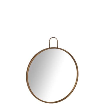 J-Line spiegel Anto - mdf/spiegel - goud - small