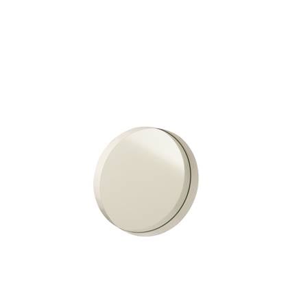J-Line spiegel Rond Boord - metaal - wit - small - Ø 30 cm