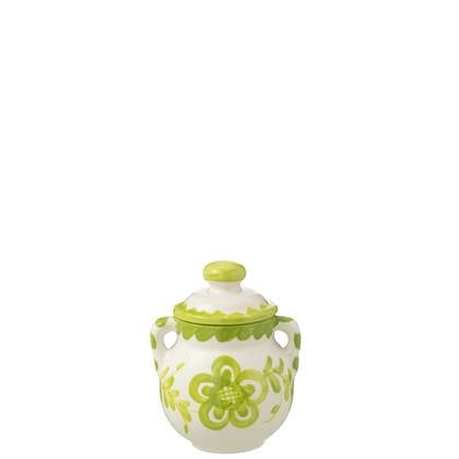 J-Line Jar Granada Ceramic White/Green