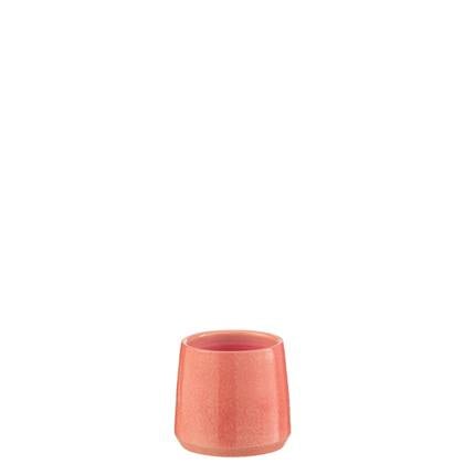 J-Line Bloempot Rond Keramiek Roze Extra Small - 2 stuks