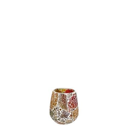 J-Line kaarshouder Sunset - glas - mix - medium