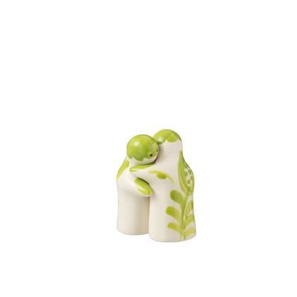 J-Line Salt&Pepper Granada Ceramic White|Green