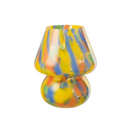 J-Line Tafellamp Regenboog Glas Mix Large