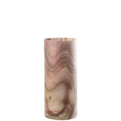 J-Line kaarshouder Arti - glas - bruin - small