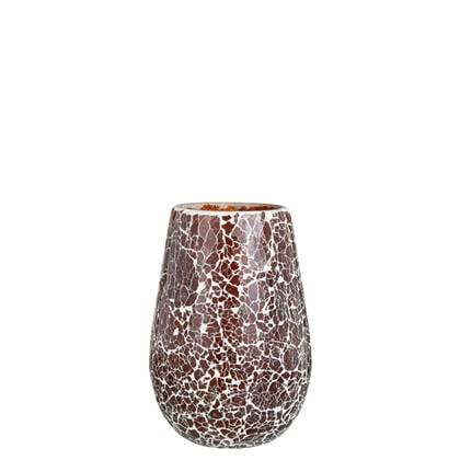 J-Line kaarshouder Ali - glas - bruin - large
