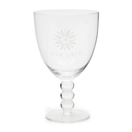 Rivièra Maison Riviera Maison - Vive L'été Wine Glass - Transparant