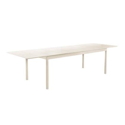 sweeek - Tuintafel charleston uitschuifbaar aluminium, 8 plaatsen, 210/300 x 100 x 75,5 cm