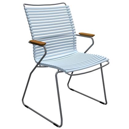 Houe Click Tall tuinstoel Dusty Light Blue Blauw