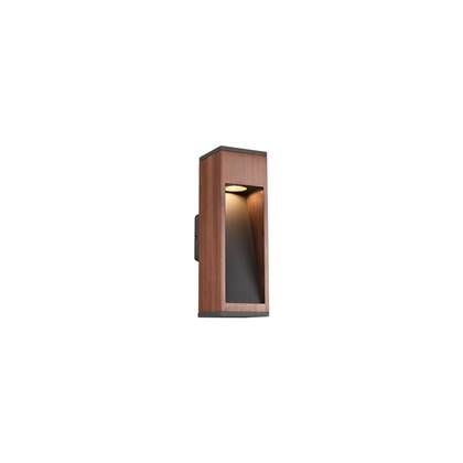 Wandlamp Trio Leuchten Canning - Bruin - Outdoor