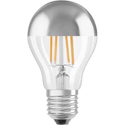 Osram Led standaard kopspiegel zilver E27 6.5W|60W 2700K 650L