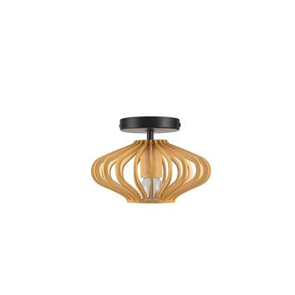 ETH Tess plafonniere E27 230v d220xh110mm Beige