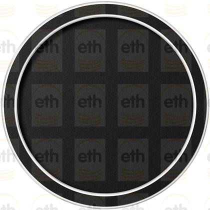 ETH Lois led plaf rond 3 step dimming 2700k 15w ip44 zwart 30cm + mem. 1134L