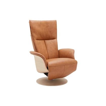 Goossens Relaxstoel Bergen, Relaxfauteuil small Bruin