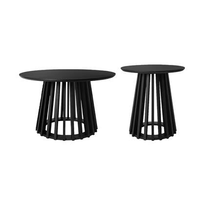 sweeek - Salontafel, set van 2 Zwart