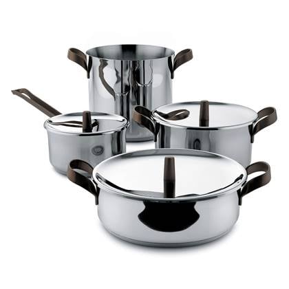 Alessi Pannenset Edo - PU100S7 - door Patricia Urquiola - 4 Delig