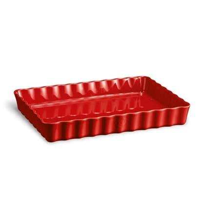 Emile Henry Taartvorm Grand Cru - 34 x 24 cm | 2.4 liter Rood