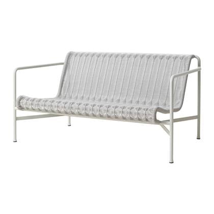 HAY Palissade Cord Lounge 2,5-zitsbank Low - Lichtgrijs