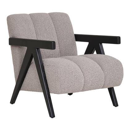 House Nordic - Fauteuil Zand Stof - Florence Taupe