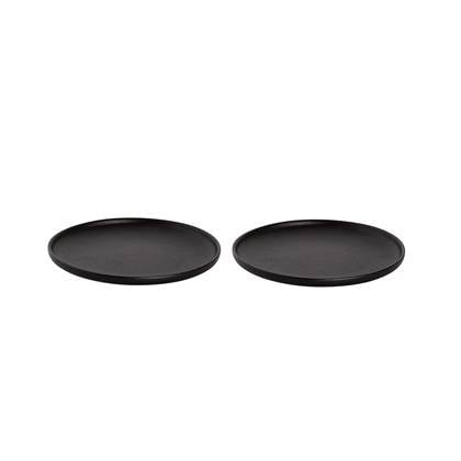Maastricht Porselein Bord Universe 19 cm Zwart Porselein 2 stuks