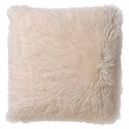 Dutch Decor kussenhoes FLUFFY - 45x45 cm Snow White Wit