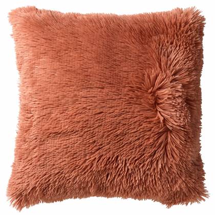 Dutch Decor sierkussen FLUFFY - 45x45 cm Muted Clay Roze