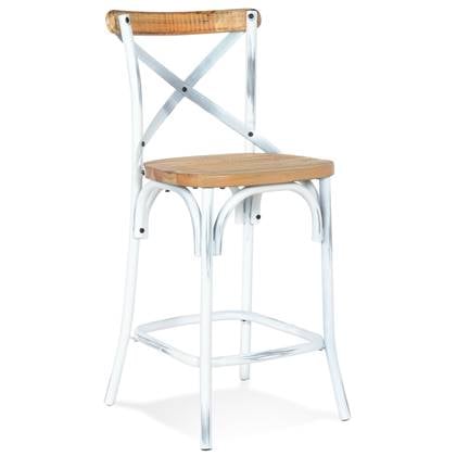 Alterego COTTAGE Middelhoge snackkruk - Beige