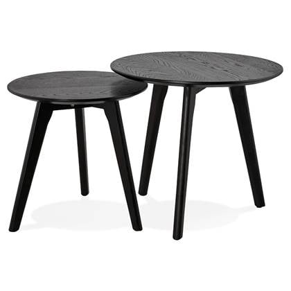 ALTEREGO GABY Ronde nesttafels - Zwart