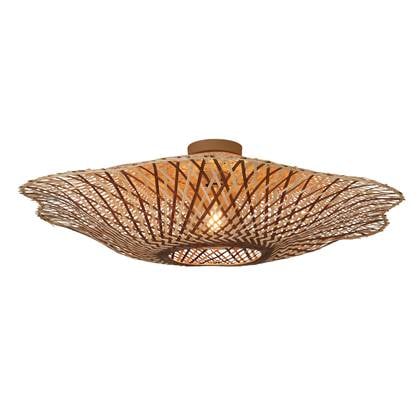 GOOD&MOJO Plafonniere Madura - Naturel - Ø22cm Bruin