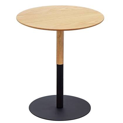 ALTEREGO DILA Ronde bijzettafel - Licht Eiken Beige