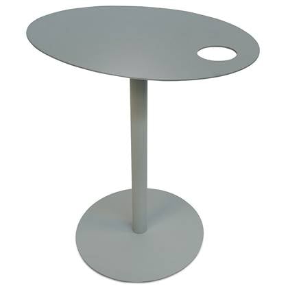 ALTEREGO MASA Ovale bijzettafel - Grijs