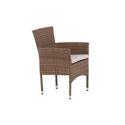 Venture Home Malina Eetkamerstoel 60 x 86 x 58 - Natuur - 2-pack Beige