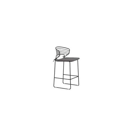 Venture Home Milano Barkruk 48 x 94 x 47 - Zwart - 4-pack
