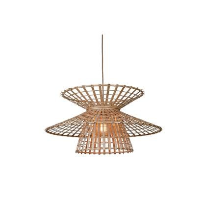 GOOD&MOJO Hanglamp Machupicchu - Naturel - Ø57cm Bruin