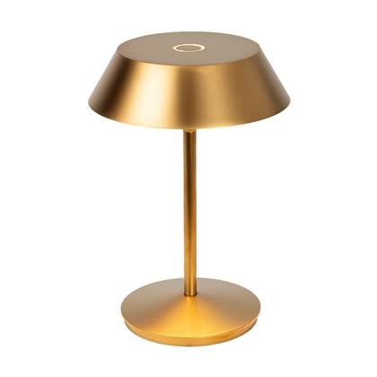 Atmooz Balto Tafellamp - Ø15 x H21,5 cm - Goud - Oplaadbaar