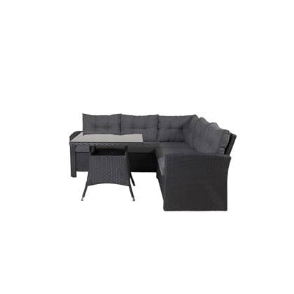 Venture Home Watford Hoekbankset - Zwart