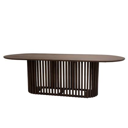 Giga Meubel - Eettafel Donker Mangohout - 200x110x76cm - Ferran Bruin