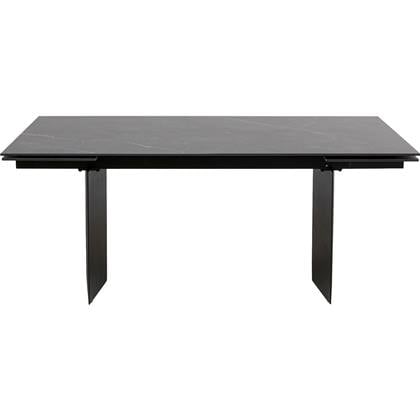Kare Design Novel Uitschuifbare Eettafel 180x90cm Zwart