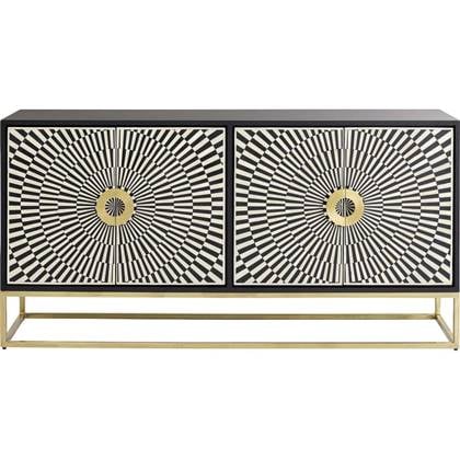 Kare Design Electro Dressoir - Zwart Mangohout