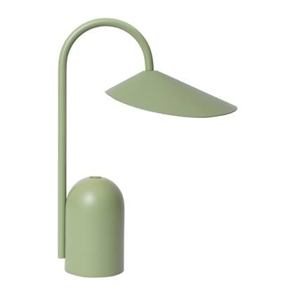 ferm LIVING Arum Oplaadbare Tafellamp - Tea Green Groen