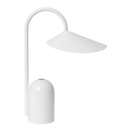 ferm LIVING Arum Oplaadbare Tafellamp - White Wit