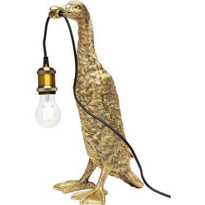 Tafellamp eend goud Kare Design afbeelding