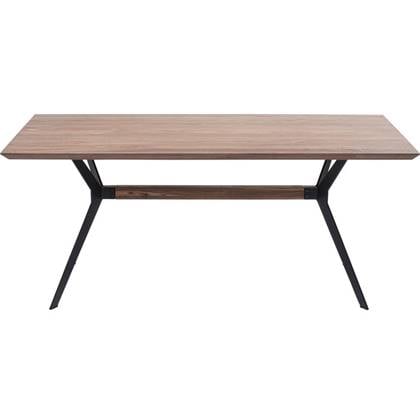Kare Design Downtown Eettafel - L180 X B90 X H76 Cm - Walnoot Bruin