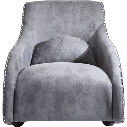 Kare Design Schommelstoel Swing Ritmo - Vintage Kunstleer Grijs