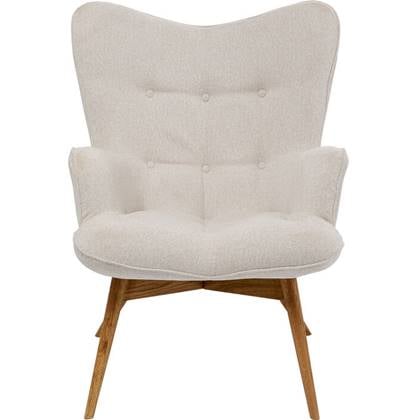 Kare Design Vicky Fauteuil - Stof Cream Crème