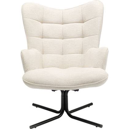 Kare Design Oscar Fauteuil - Stof Crème