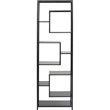 Kare Boekenkast Loft Black 195x60 cm